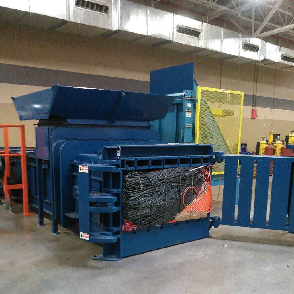 Non Ferrous Balers Baleforce Recycling Equipment