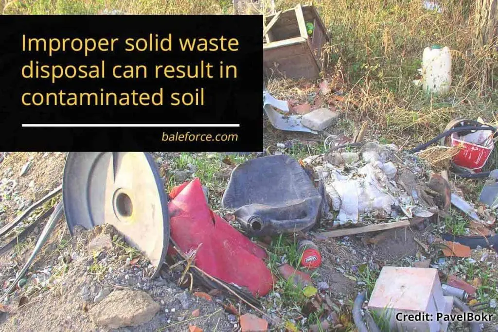 improper solid waste disposal